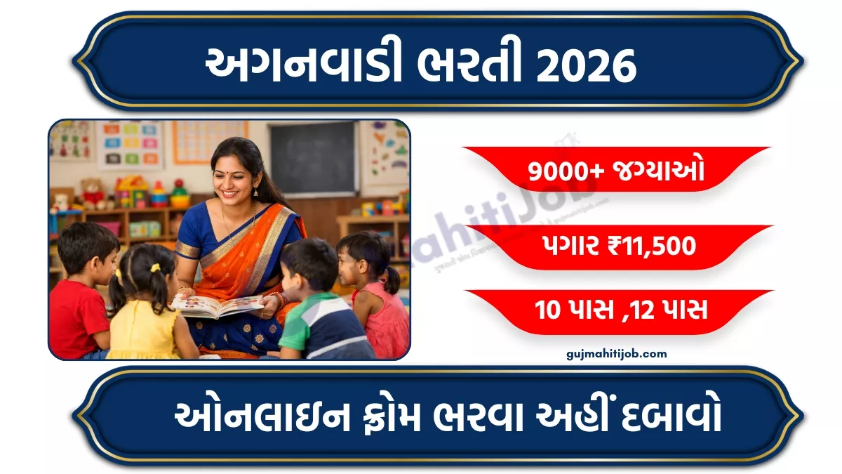 Gujarat Anganwadi Recruitment 2026