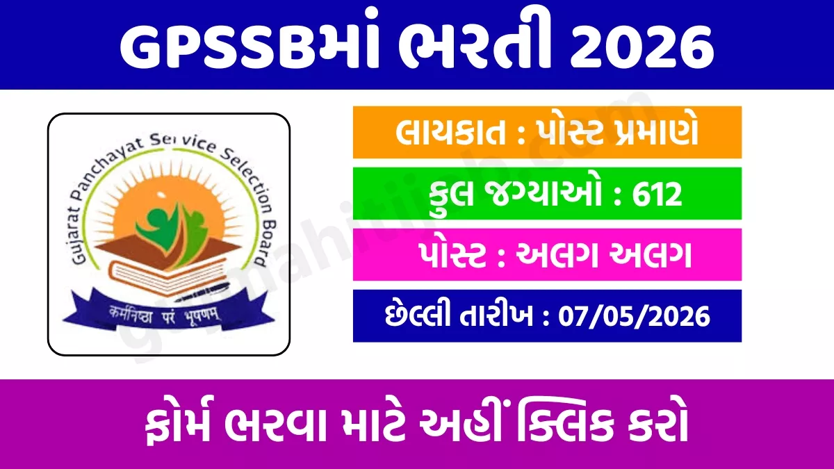 GPSSB Recruitment 2026