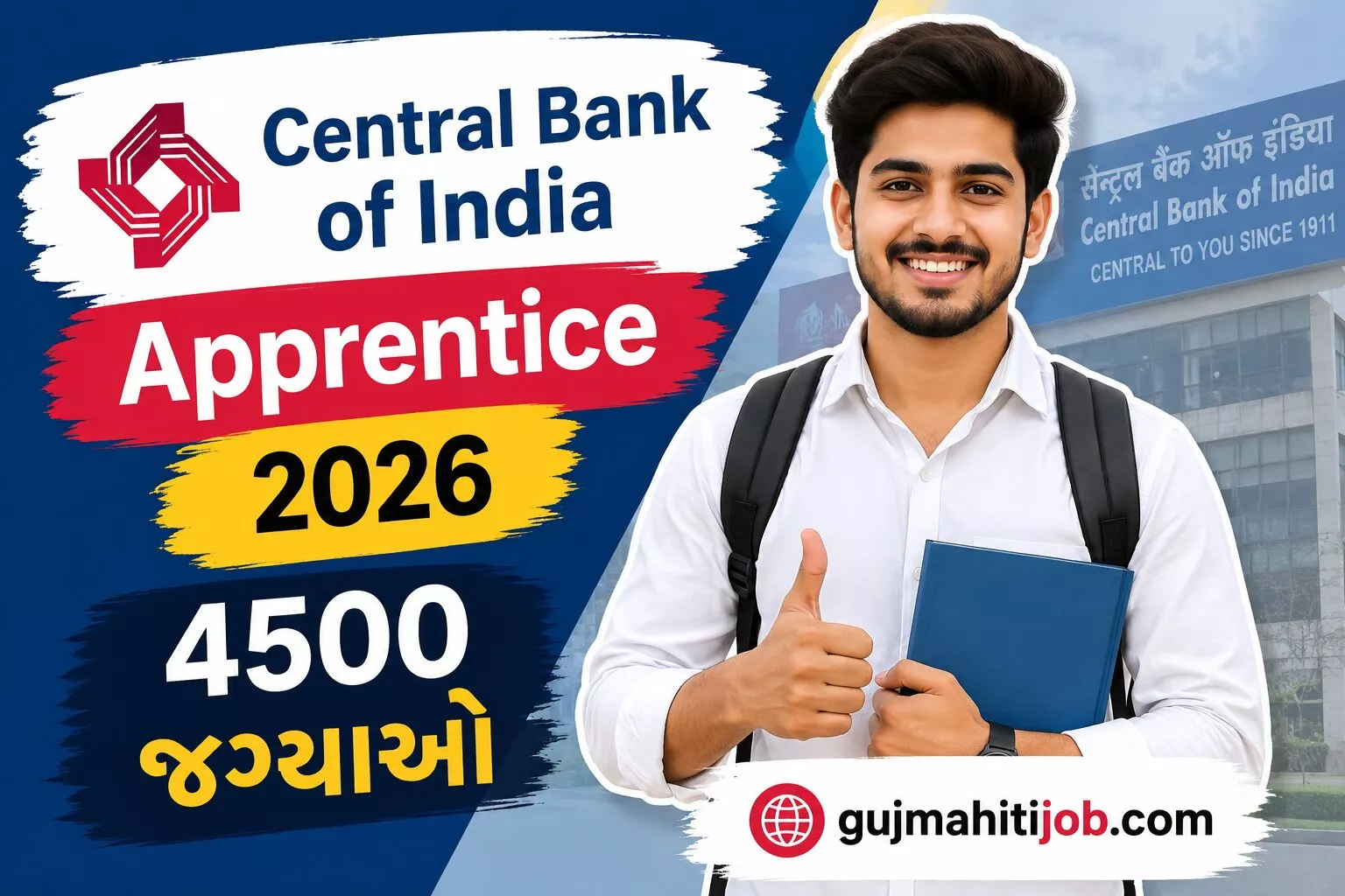 Central Bank of India Apprentice Recruitment 2026