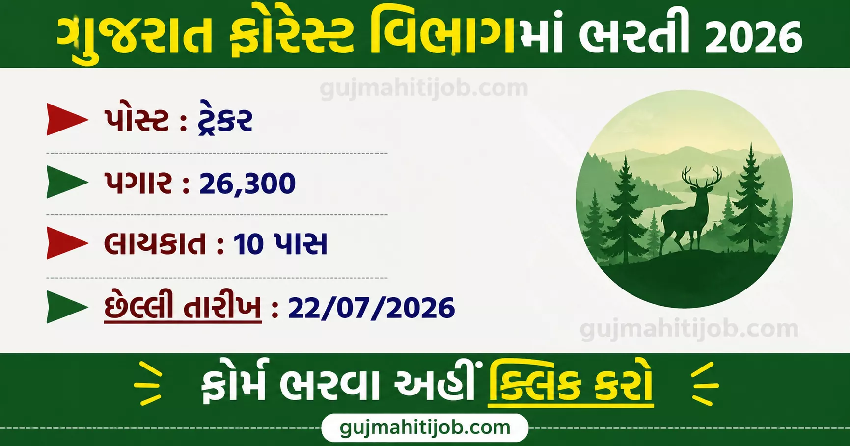 Gujarat Forest Bharti 2026